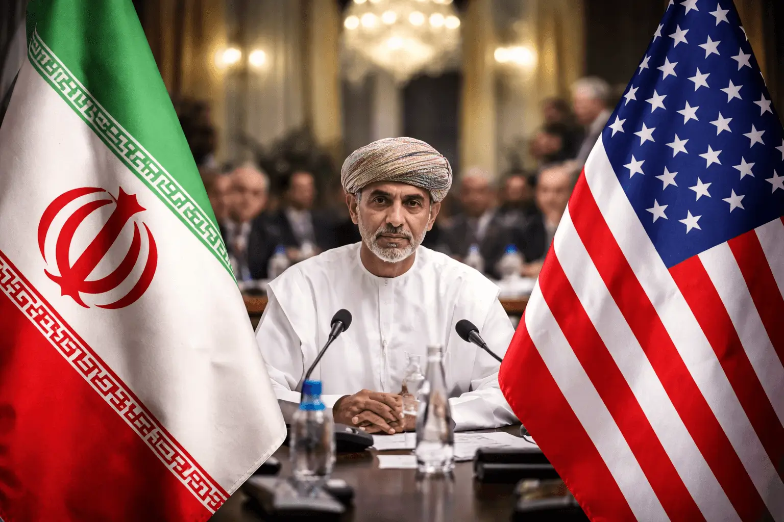 Diplomat din Oman între steagurile Iran și SUA în contextul negocierilor nucleare din Orientul Mijlociu